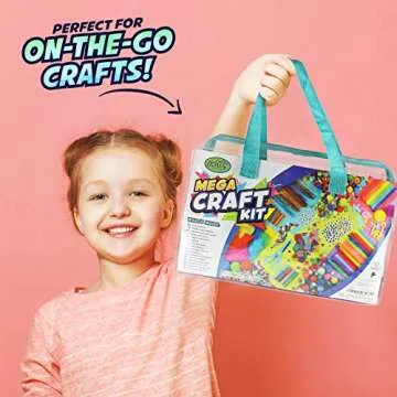 Mega Arts and Crafts Kit for Kids 4-8 - Creative Fun