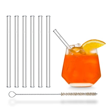 HALM Glass Straws - Eco-Friendly Durable Drinking Straws