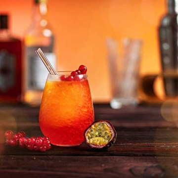 HALM Glass Straws - Eco-Friendly Durable Drinking Straws