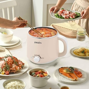 Dezin Electric Pot 1.6L - Compact Multifunctional Cooker