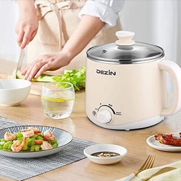 Dezin Electric Pot 1.6L - Compact Multifunctional Cooker