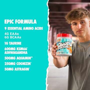 GHOST Intra Workout Powder - BCAAs, Nootropics & Hydration