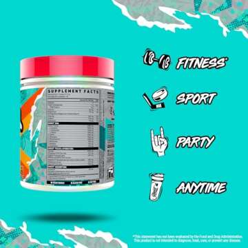 GHOST Intra Workout Powder - BCAAs, Nootropics & Hydration