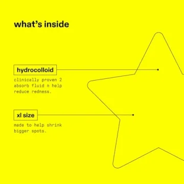 Starface XL Hydro-Stars - Fun Pimple Patches for All Ages