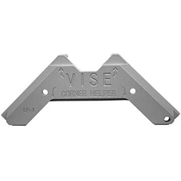 Strong Hand Tools Aluminum 90º Tru-Angle Fixture Weld, Spatter Proof, Aluminum Alloy, (T-Clearance: 1-1/2″), (Jaw Length: 7″), Can Be Vice Held, LF-2, Strong Hand Tools