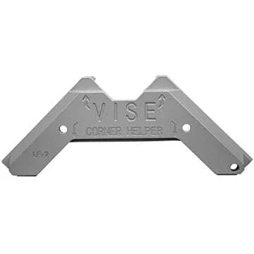 Strong Hand Tools Aluminum 90º Tru-Angle Fixture Weld, Spatter Proof, Aluminum Alloy, (T-Clearance: 1-1/2″), (Jaw Length: 7″), Can Be Vice Held, LF-2, Strong Hand Tools