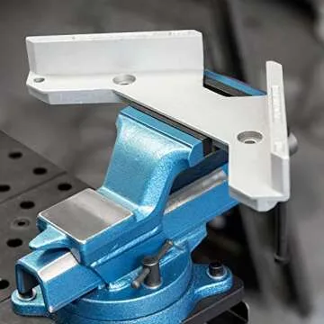 Strong Hand Tools Aluminum 90º Tru-Angle Fixture Weld, Spatter Proof, Aluminum Alloy, (T-Clearance: 1-1/2″), (Jaw Length: 7″), Can Be Vice Held, LF-2, Strong Hand Tools