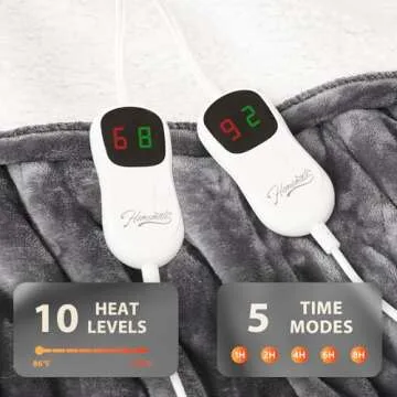 Homemate King Size Heated Electric Blanket for Comfort