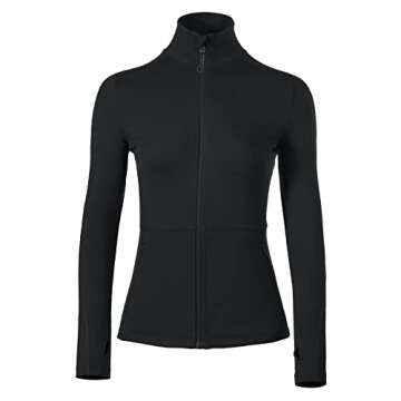 VUTRU Women's Workout Yoga Jacket Full Zip Running Track Jacket