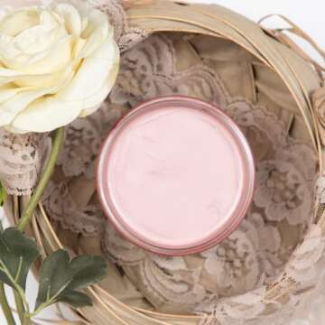 Dixie Belle Moonshine Metallics | Rozay (16oz) | Water-Based Shiny Chalk Mineral Paint | Metallic DIY Furniture Paint | Made in the USA