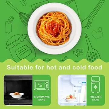 12oz Disposable Paper Bowls - 150 Pack Eco-Friendly