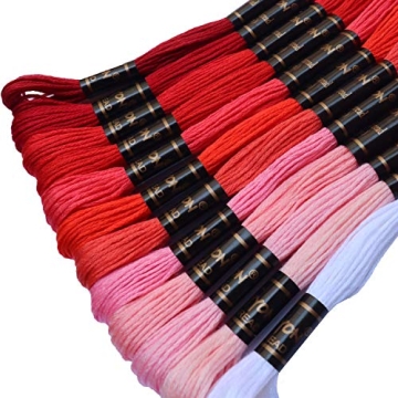 61 Colors Rainbow Embroidery Floss for Crafting Projects