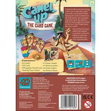 Camel Up The Card Game | Action-Packed Racing Game | Betting Strategy Game | Fun Family Game for Kid...