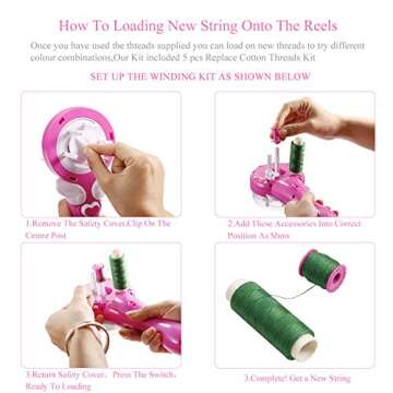 Oradrem Easy Automatic Hair Decoration Braider Styling DIY Tool Electric Hairstyle Tool Gifts Beauty Fashion Salon Toy Kits For Teen Girls