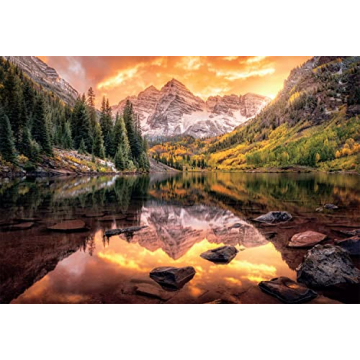 Buffalo Games - Joshua Snow - Maroon Lake Reflections - 2000 Piece Jigsaw Puzzle for Adults