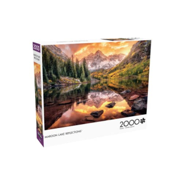Buffalo Games Maroon Lake Reflections 2000 Piece Puzzle