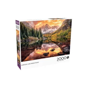 Buffalo Games Maroon Lake Reflections 2000 Piece Puzzle