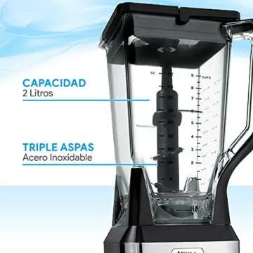 Ninja Professional Blender (NJ600) (Renewed)