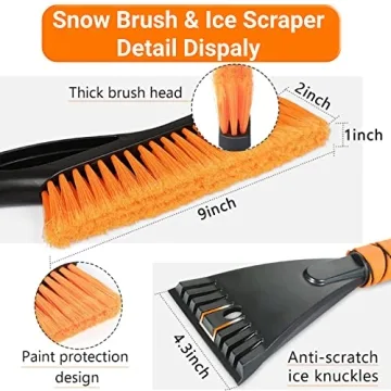 UMUACCAN 27" Snow Brush and Ice Scraper for Cars