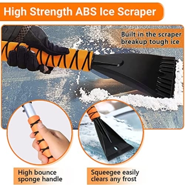 UMUACCAN 27" Snow Brush and Ice Scraper for Cars