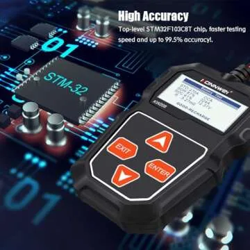 KONNWEI KW208 12V Car Battery Tester for All Vehicles