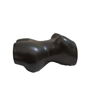 Cute Indoor Body Shaped Ceramic Succulent Planter - Black