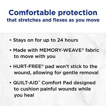 Band-Aid Brand Flexible Fabric Adhesive Bandages for Wound Care & First Aid, Assorted Sizes, 30 Count