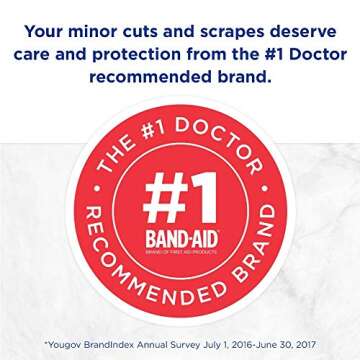 Band-Aid Brand Flexible Fabric Adhesive Bandages for Wound Care & First Aid, Assorted Sizes, 30 Count