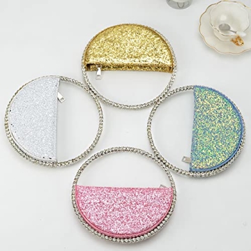 Anopo Rhinestone Clutch Bag for Weddings and Parties