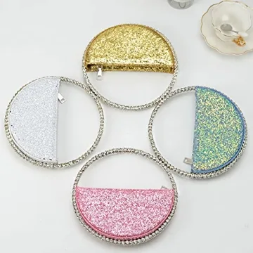 Anopo Rhinestone Clutch Bag for Weddings and Parties