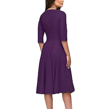 Elegant Audrey Hepburn Style Dress for Women