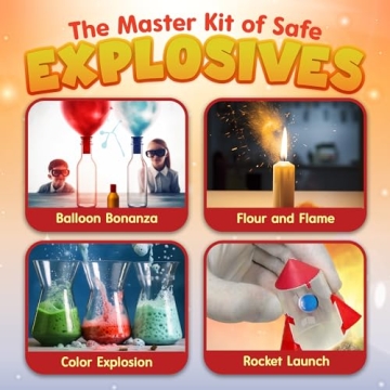Exciting Science Experiments Kit for Kids Age 8-12
