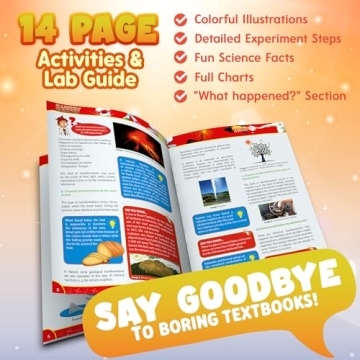 Exciting Science Experiments Kit for Kids Age 8-12