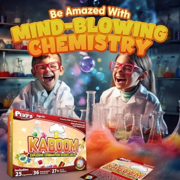 Exciting Science Experiments Kit for Kids Age 8-12