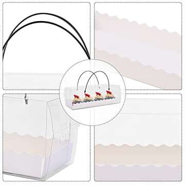Aliyaduo Clear Bakery Cake Boxes for All Occasions