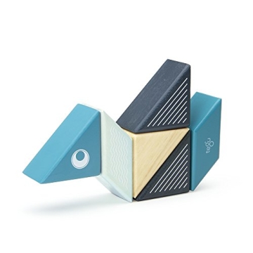 6 Piece Tegu Travel Pal Magnetic Block Set for Kids