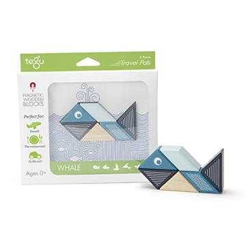 6 Piece Tegu Travel Pal Magnetic Block Set for Kids