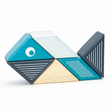 6 Piece Tegu Travel Pal Magnetic Block Set for Kids