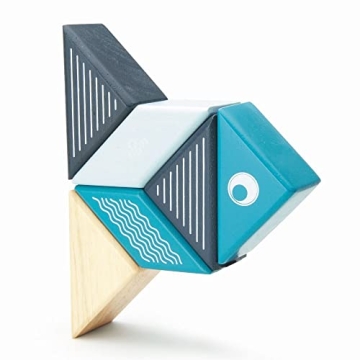 6 Piece Tegu Travel Pal Magnetic Block Set for Kids