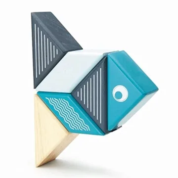 6 Piece Tegu Travel Pal Magnetic Block Set for Kids