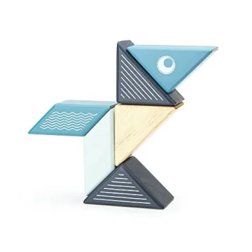 6 Piece Tegu Travel Pal Magnetic Block Set for Kids