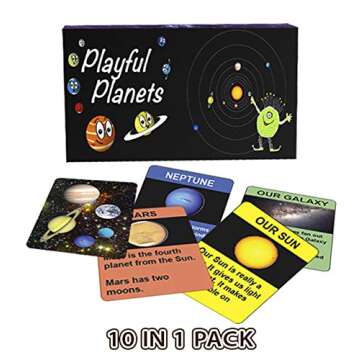 Playful Planets Classic Card Games for Kids Age– Educational Space Games for Kids Age 4-8 - Old Ma...