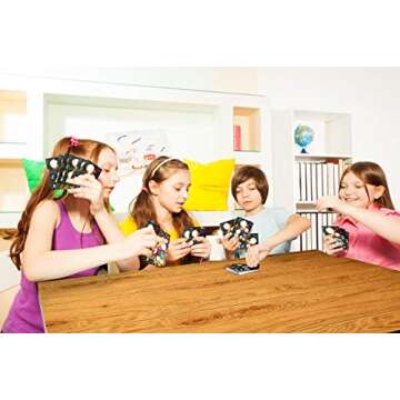 Playful Planets Classic Card Games for Kids Age– Educational Space Games for Kids Age 4-8 - Old Maid, Go Fish, Bingo, Memory with A Planetary Twist! 10 Games in 1 Fun Pack! Updated Edition