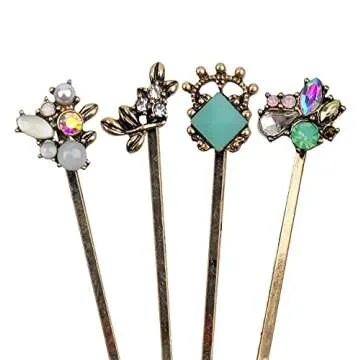 10Pcs Hair Clips Retro Hair Pins for Women Hairpins for Women Ladies and Girls Headwear Styling Tool...