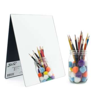Sax Double Sided Self-Portrait Mirror for Creative Students
