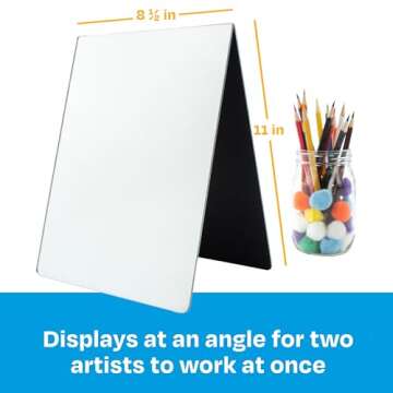 Sax Double Sided Self-Portrait Mirror for Creative Students