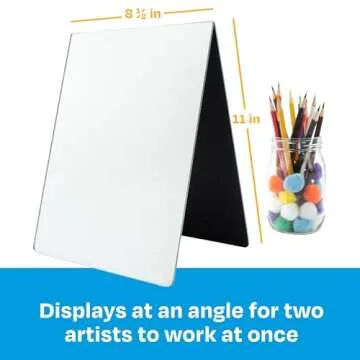 Sax Double Sided Self-Portrait Mirror for Creative Students