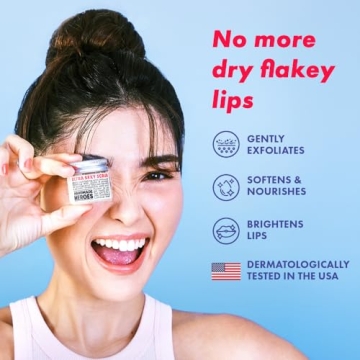 Vegan Coconut Lip Scrub by Handmade Heroes - Natural Exfoliator