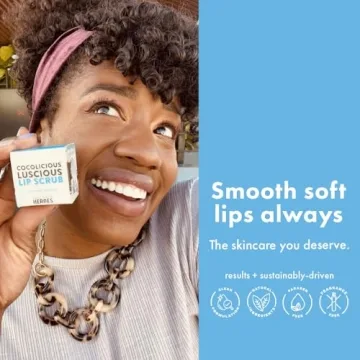 Vegan Coconut Lip Scrub by Handmade Heroes - Natural Exfoliator