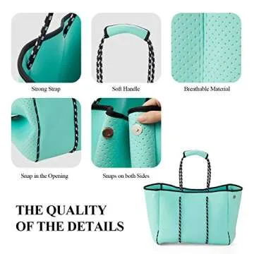 LMYYG Beach Bag - Waterproof & Stylish Tote for Everywhere